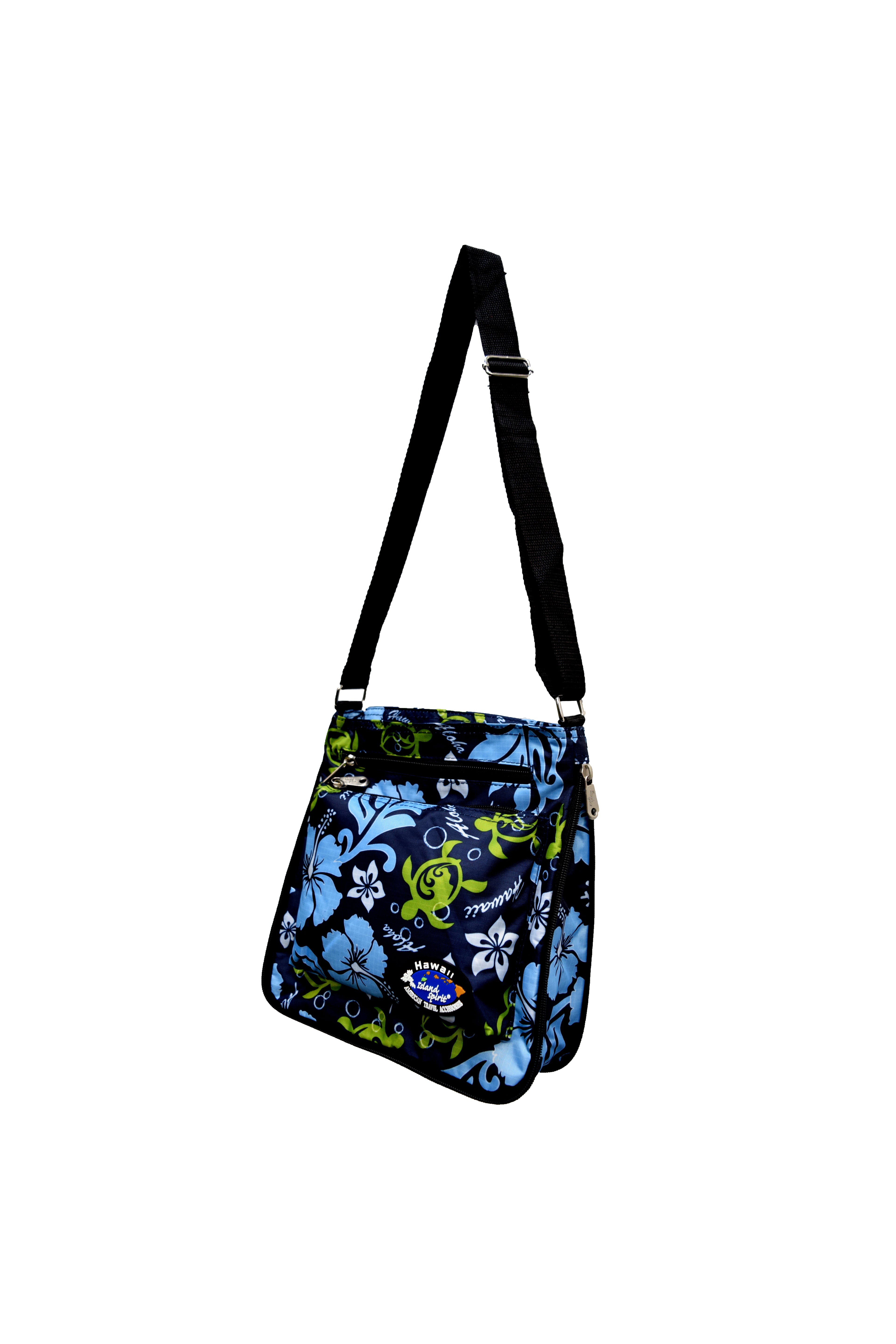 Honu Hibiscus - Box Messenger Bag