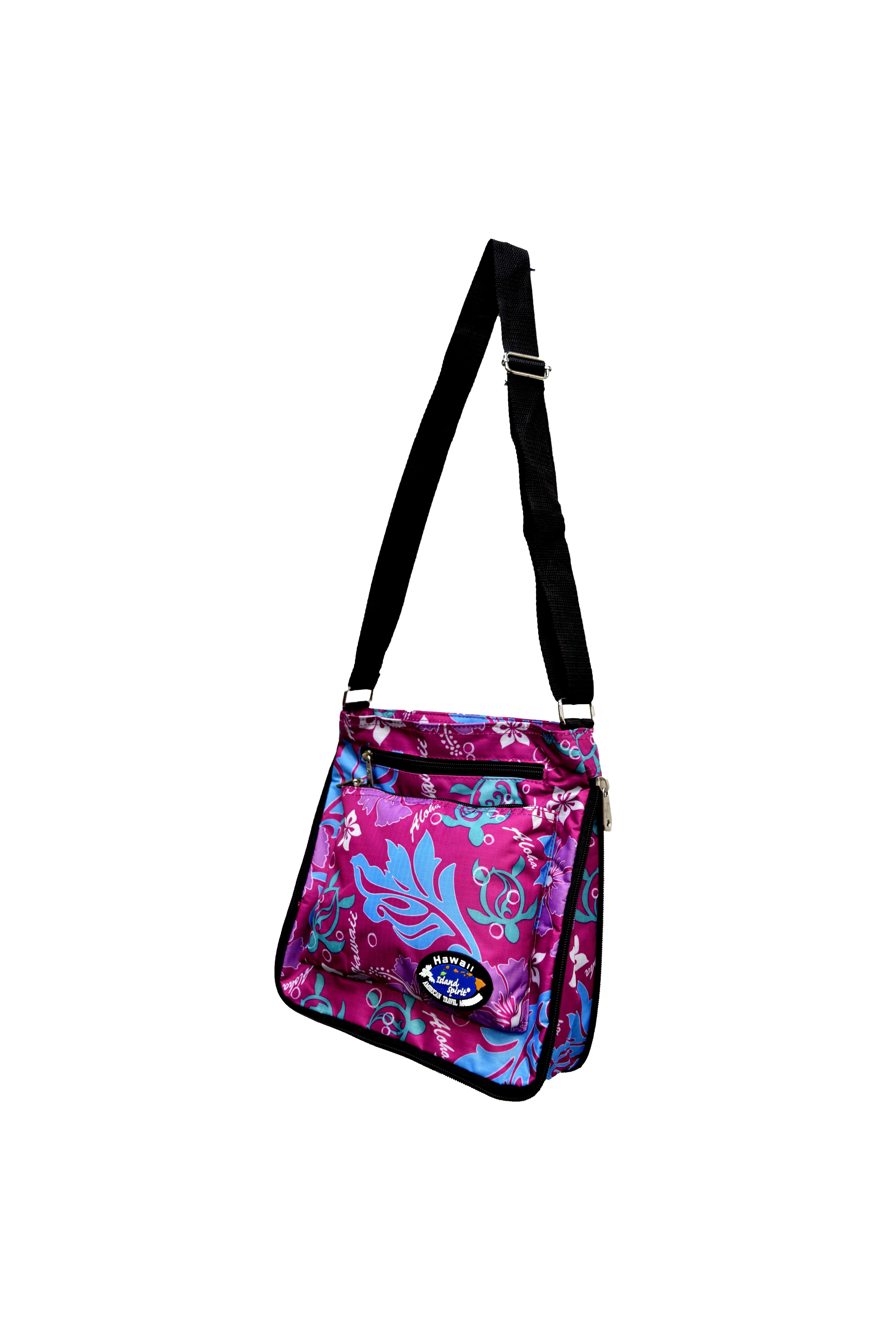 Honu Hibiscus - Box Messenger Bag