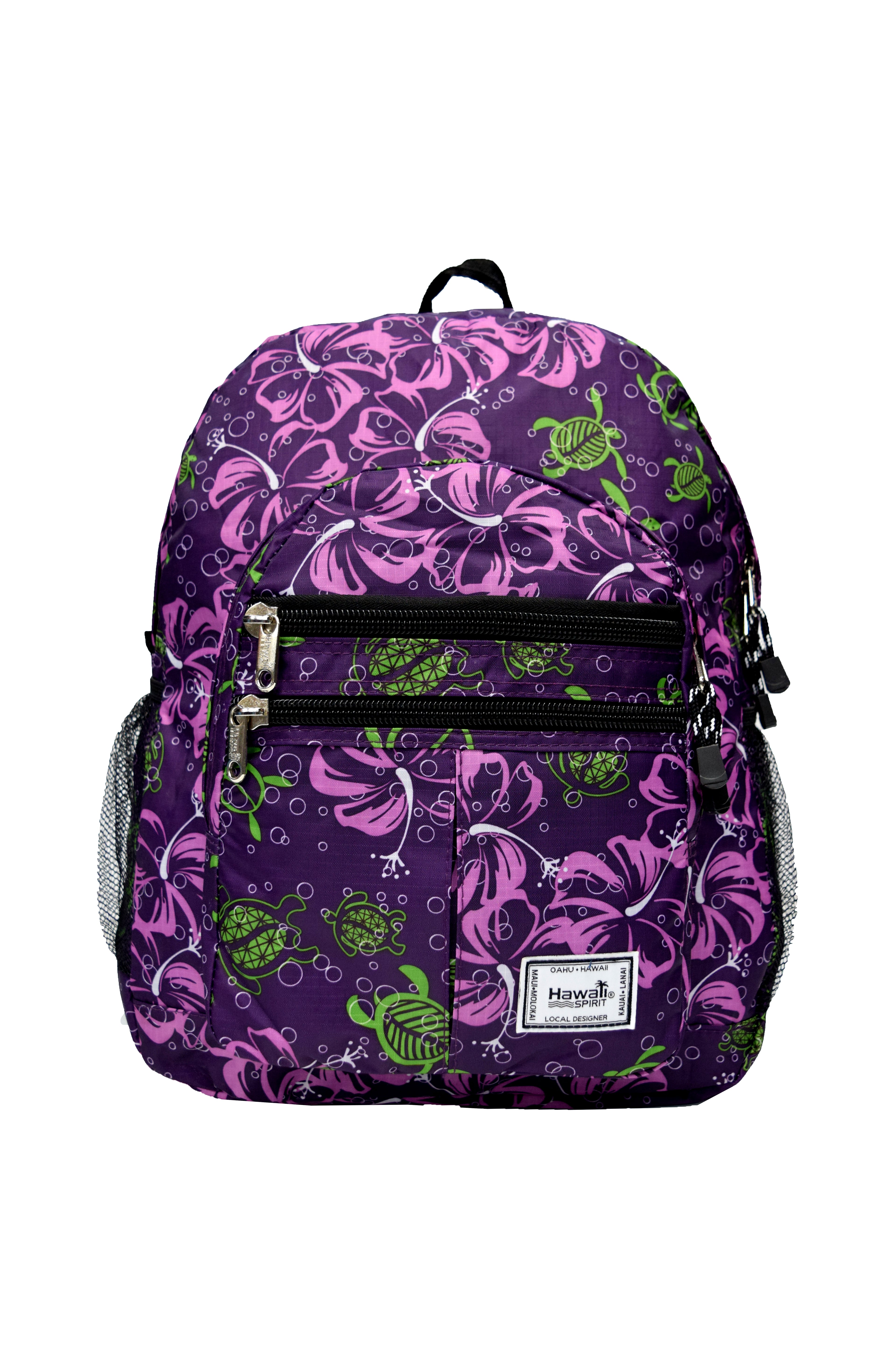Honu Family - Double Zipper Backpack