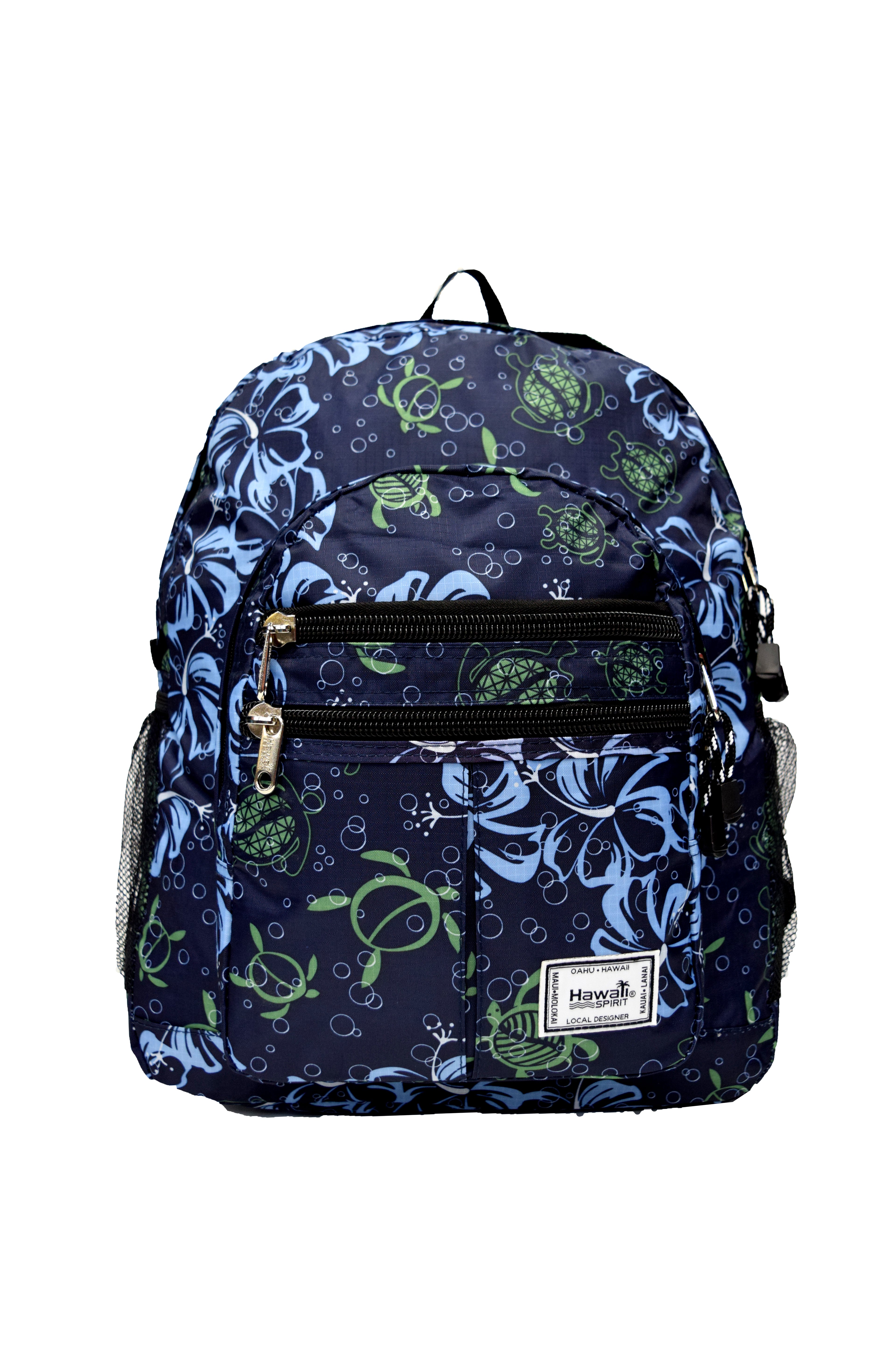 Honu Family - Double Zipper Backpack