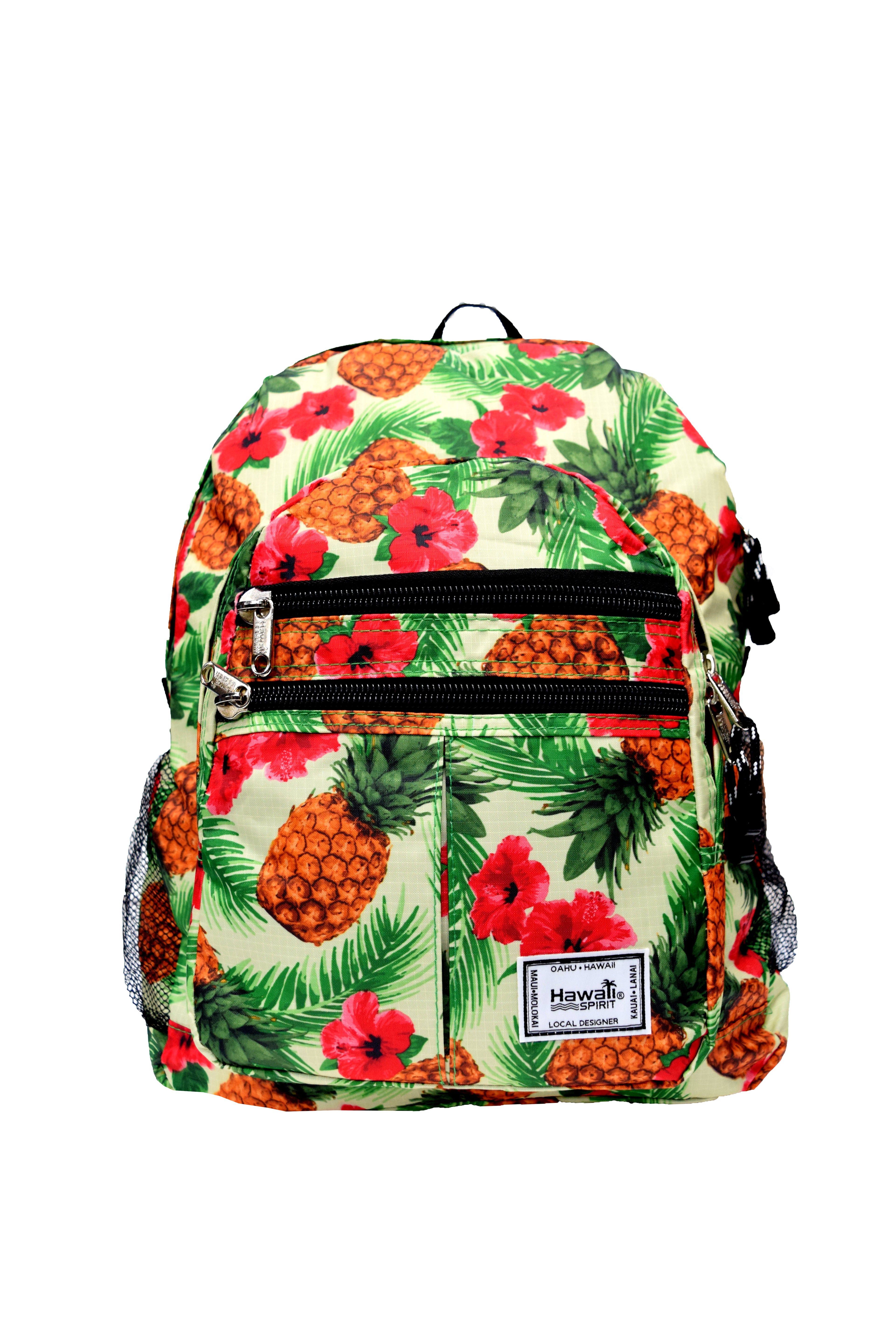 Pineapple - Double Zipper Backpack