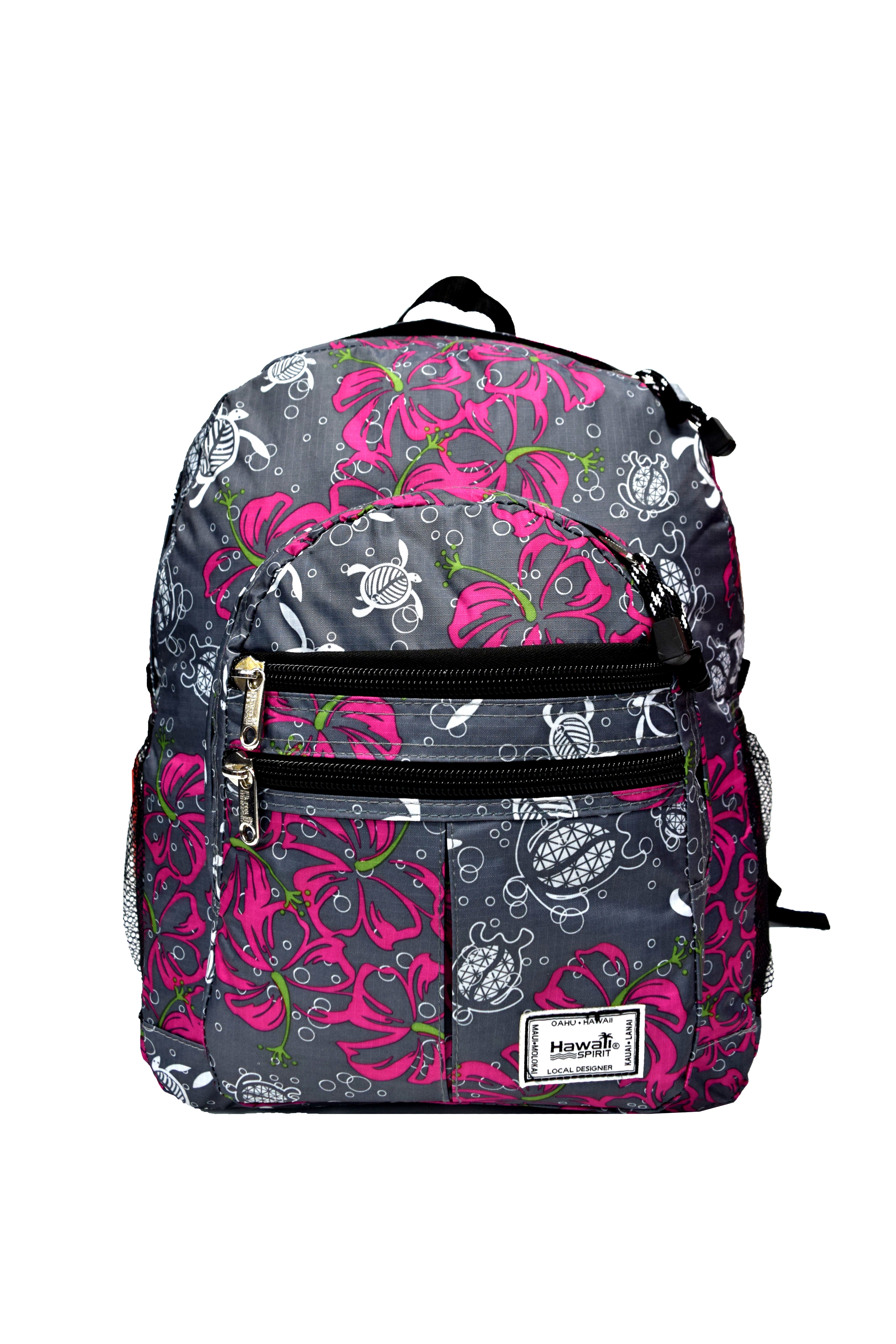 Honu Family - Double Zipper Backpack