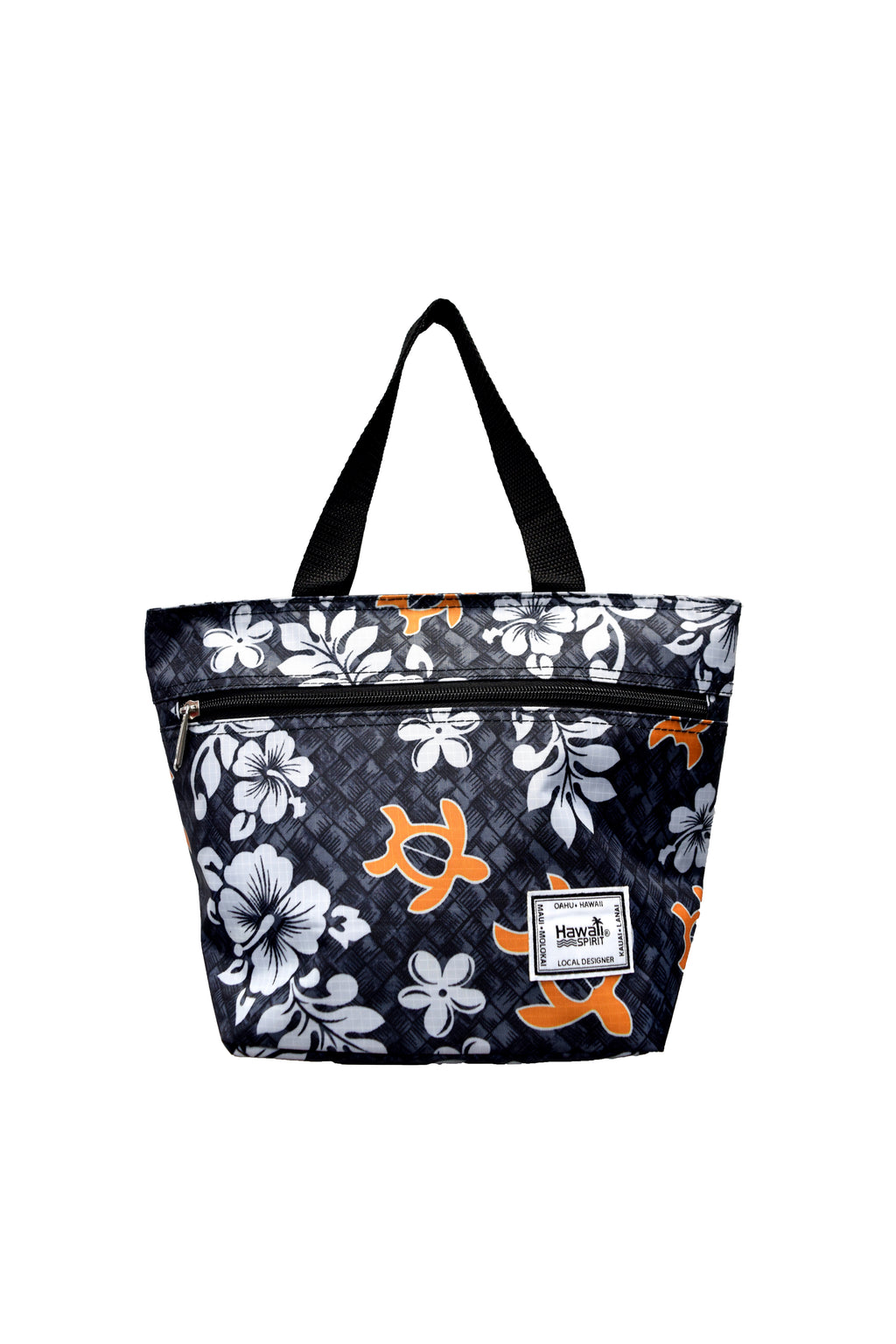 Honu Lauhala - Single Zipper Tote Bag
