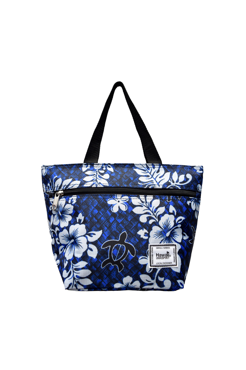Honu Lauhala - Single Zipper Tote Bag