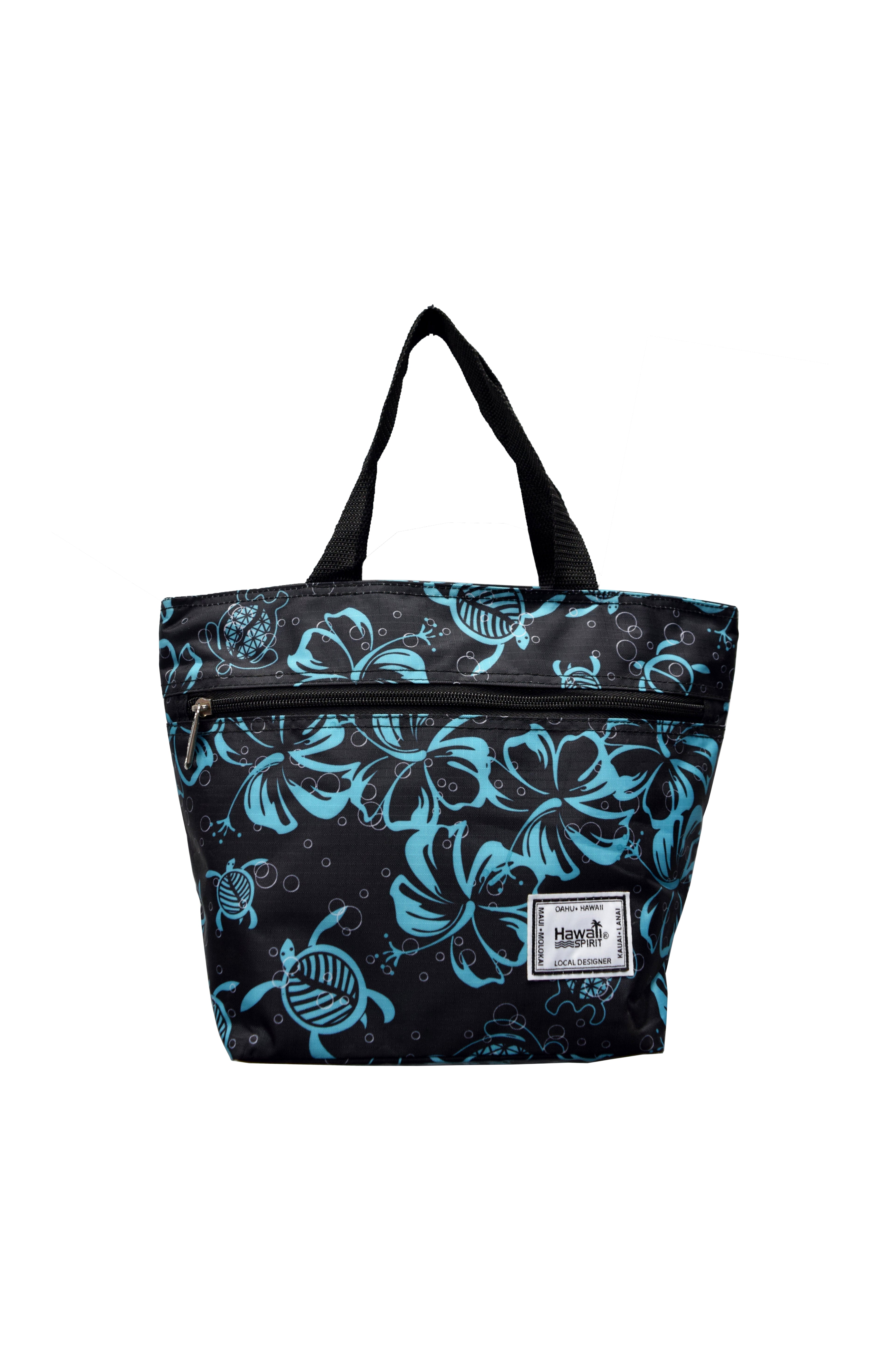 Honu Family - Single Zipper Tote Bag