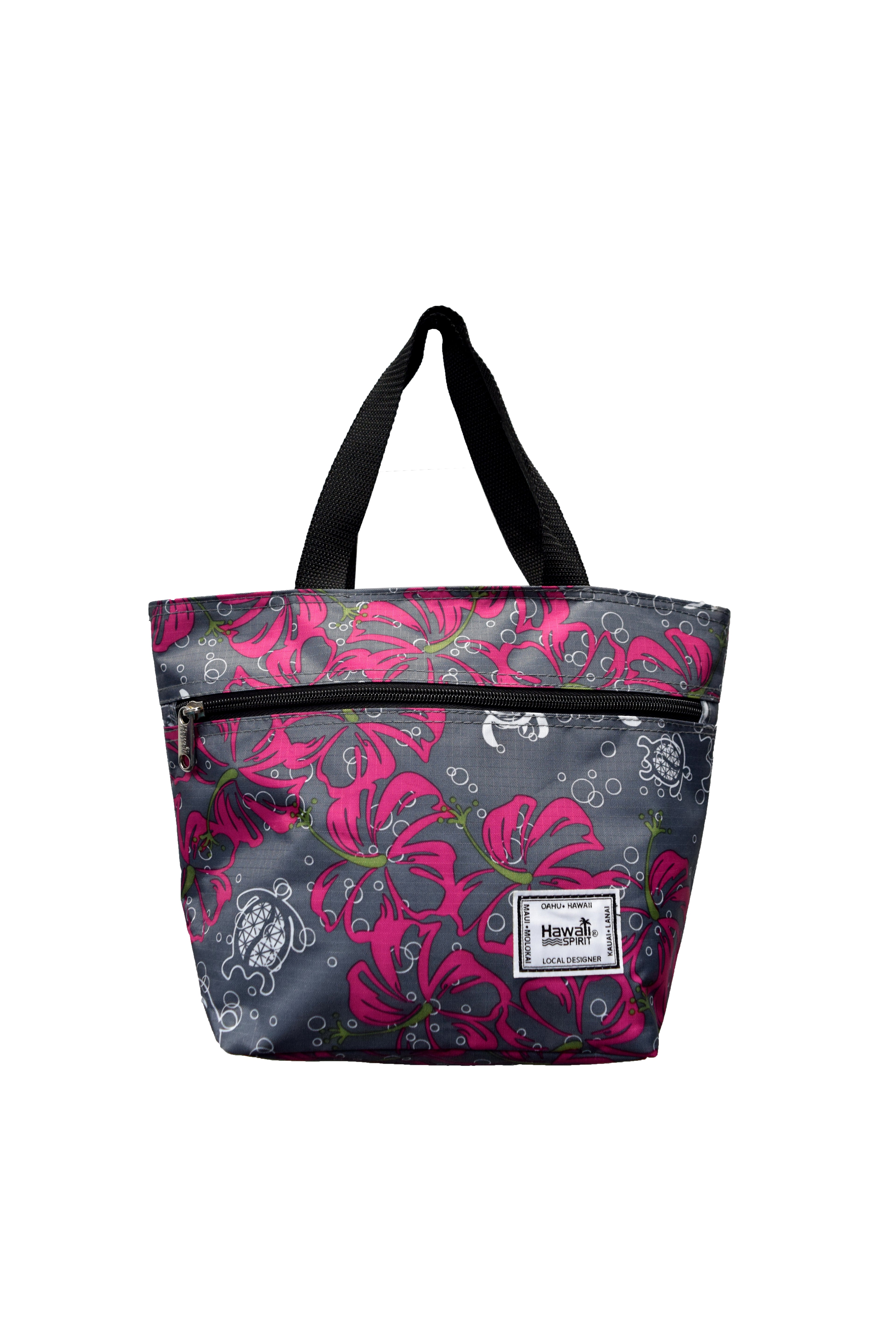 Honu Family - Single Zipper Tote Bag