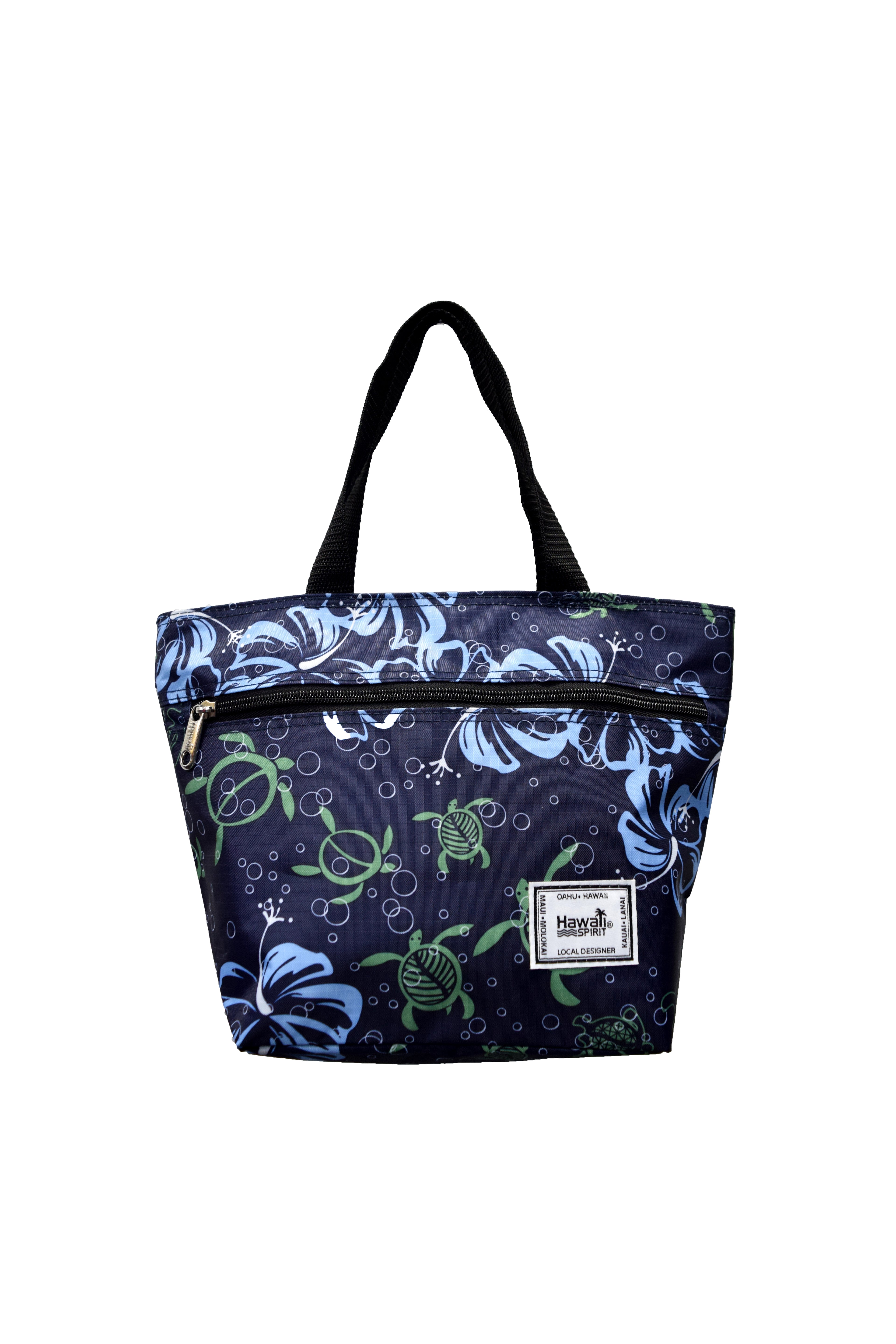 Honu Family - Single Zipper Tote Bag