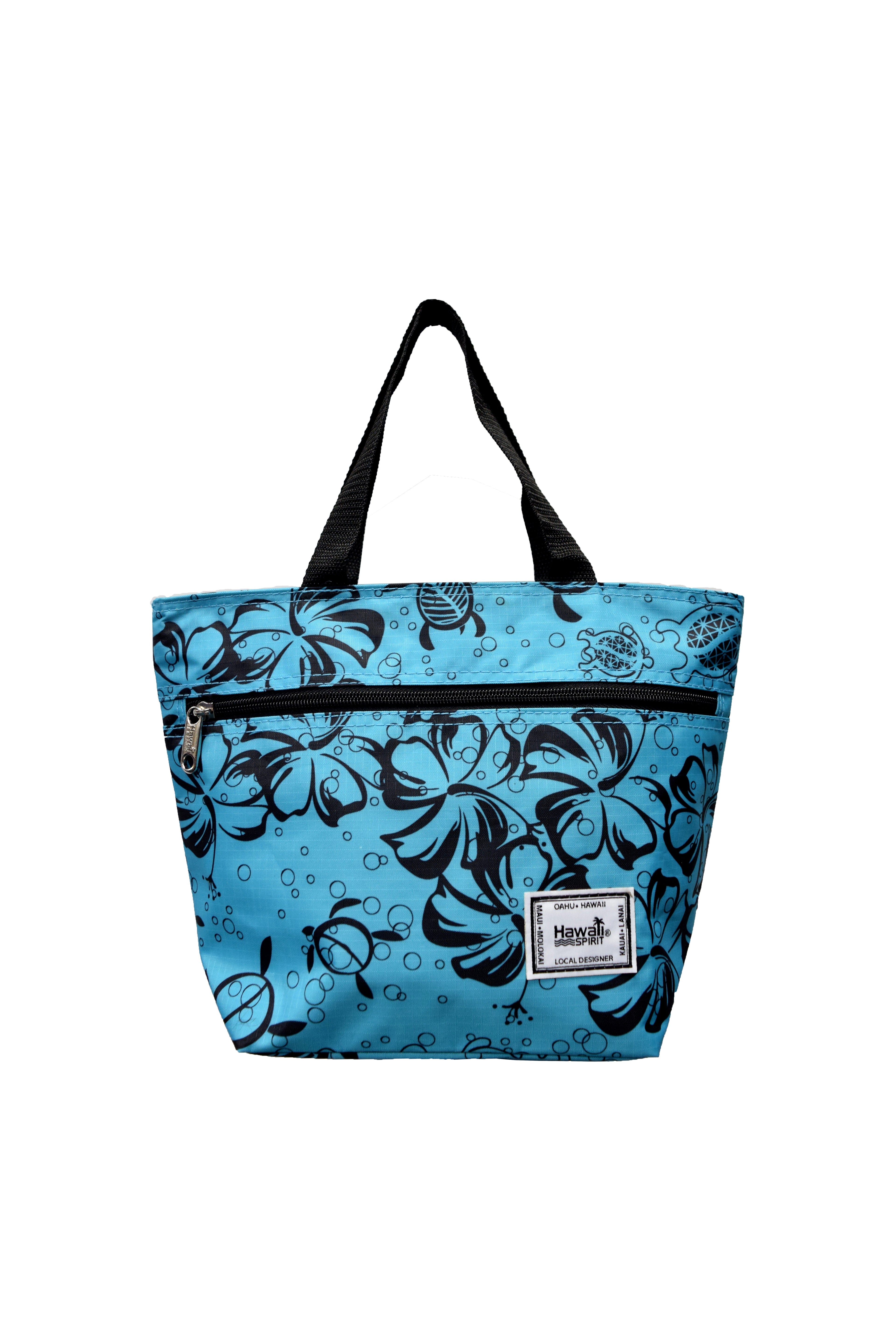 Honu Family - Single Zipper Tote Bag