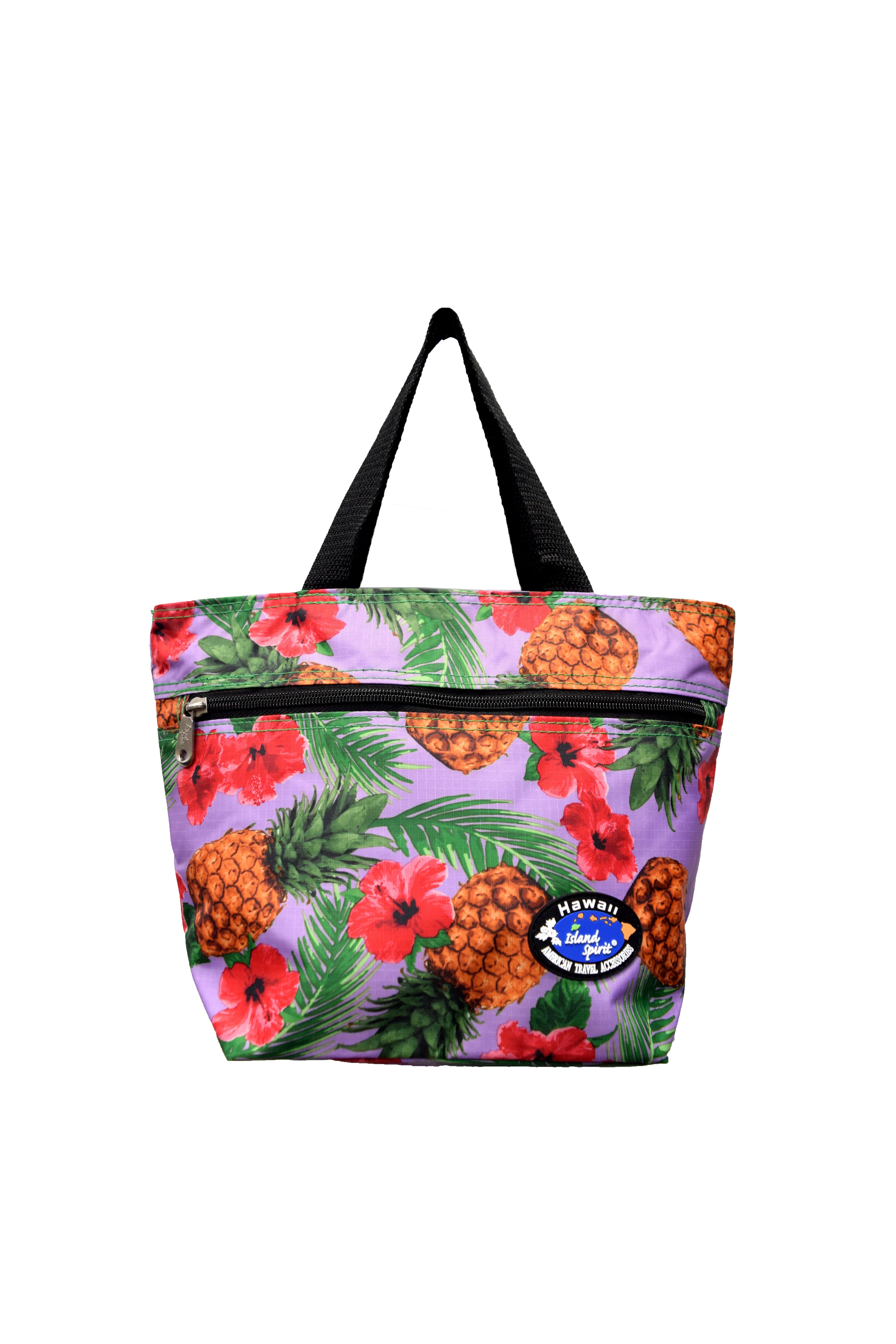 Pineapple - Single Zipper Tote Bag