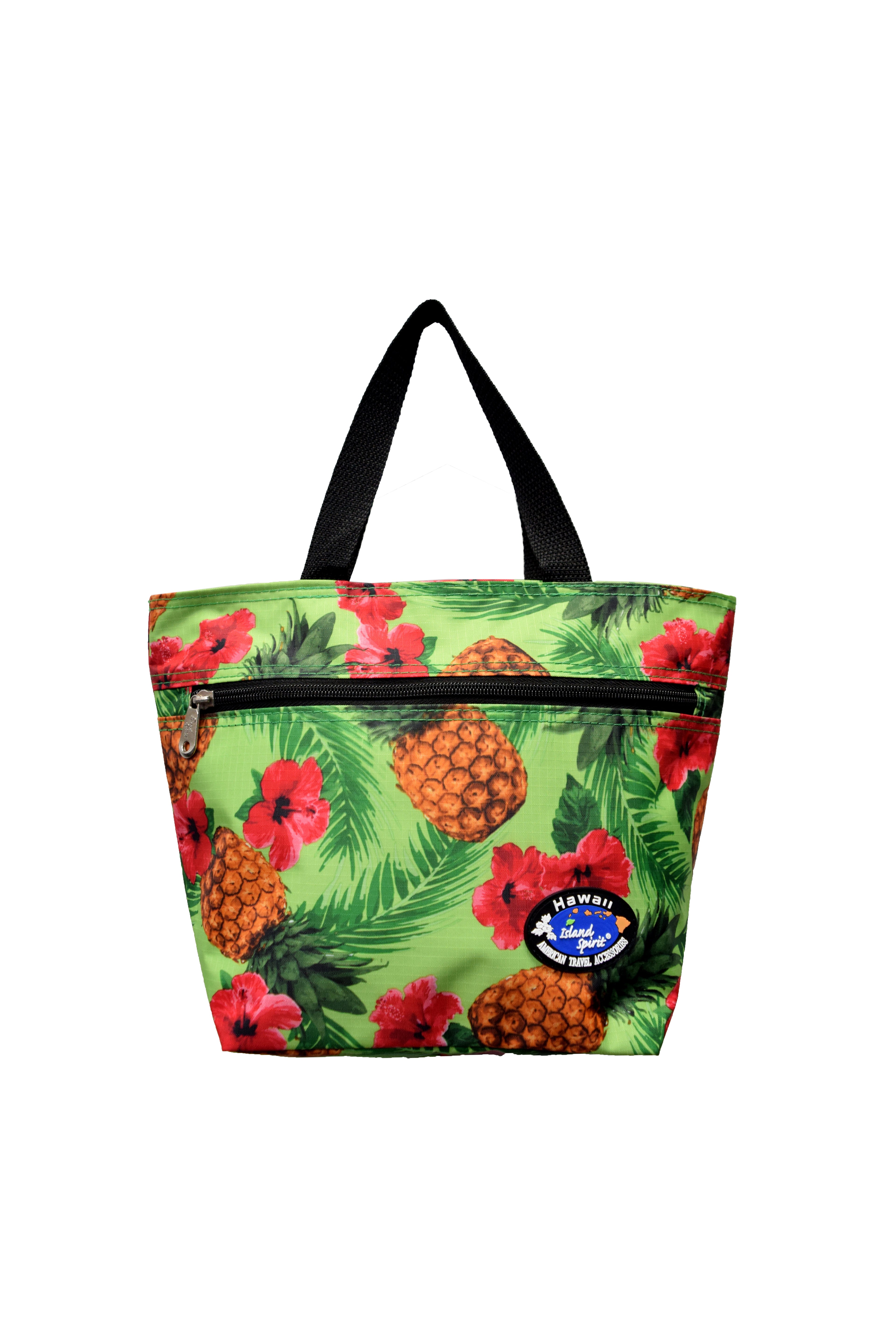 Pineapple - Single Zipper Tote Bag